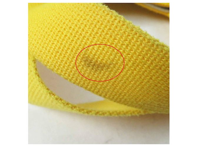 Autre Marque Tote Bag aus beschichtetem Canvas Herve Chapelier 704 Weiß Gelb - Ansicht 11