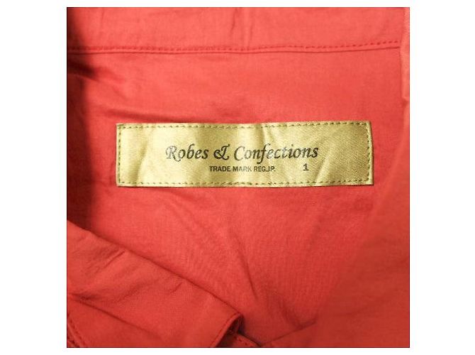 Autre Marque Camicia in popeline di cotone e nylon Robes&Confections Arancione - vista 3