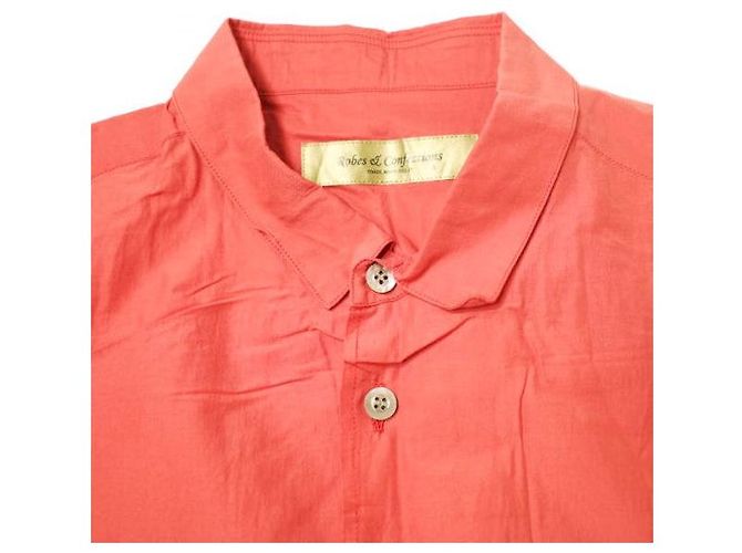Autre Marque Camicia in popeline di cotone e nylon Robes&Confections Arancione - vista 4