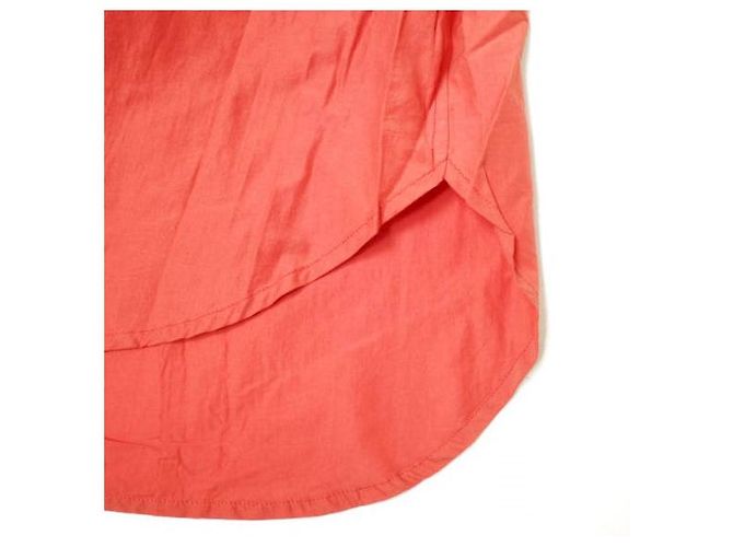 Autre Marque Camicia in popeline di cotone e nylon Robes&Confections Arancione - vista 6