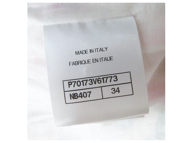 Chaqueta con capucha de seda y algodón Chanel P70173 Multicolor - vista 9