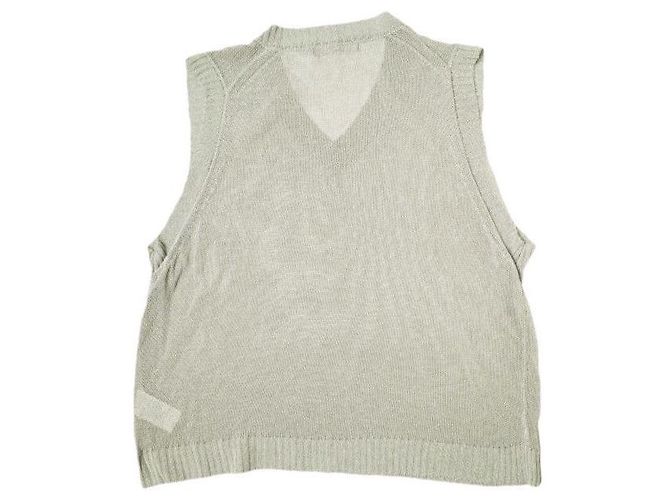 Autre Marque Chaleco de punto Lame de la cadena Robes&Confections Gris - vista 2