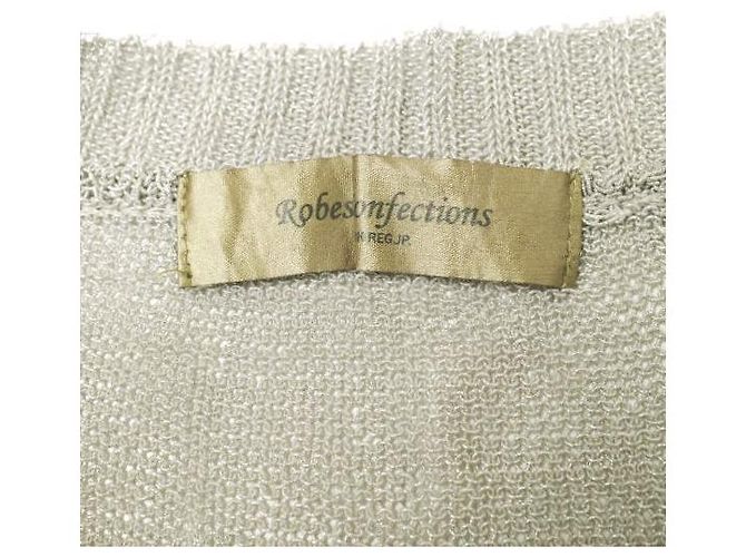 Autre Marque Chaleco de punto Lame de la cadena Robes&Confections Gris - vista 4