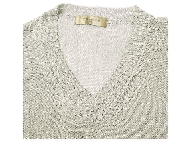 Autre Marque Chaleco de punto Lame de la cadena Robes&Confections Gris - vista 5