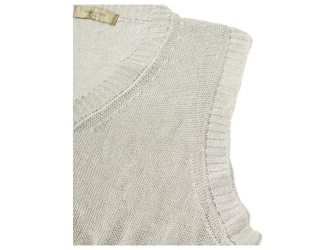 Autre Marque Chaleco de punto Lame de la cadena Robes&Confections Gris - vista 6