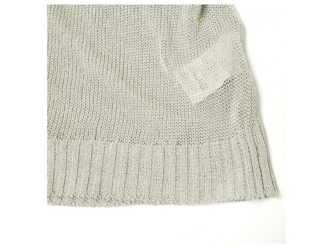 Autre Marque Chaleco de punto Lame de la cadena Robes&Confections Gris - vista 7