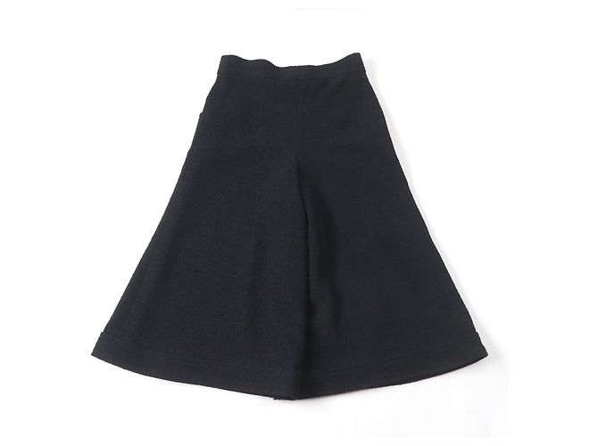 Calça larga de lã e nylon Chanel P54700V30847 Preto - vista 2