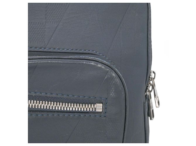 Zaino Louis Vuitton Josh Damier Infini Nero - vista 10