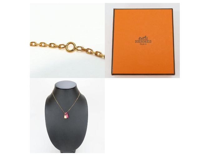 Collar Hermès O'Kelly PM Dorado - vista 10