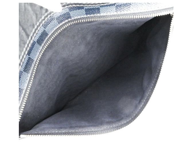 Borsa a Spalla Greenwich Damier Cobalt di Louis Vuitton Blu navy - vista 11