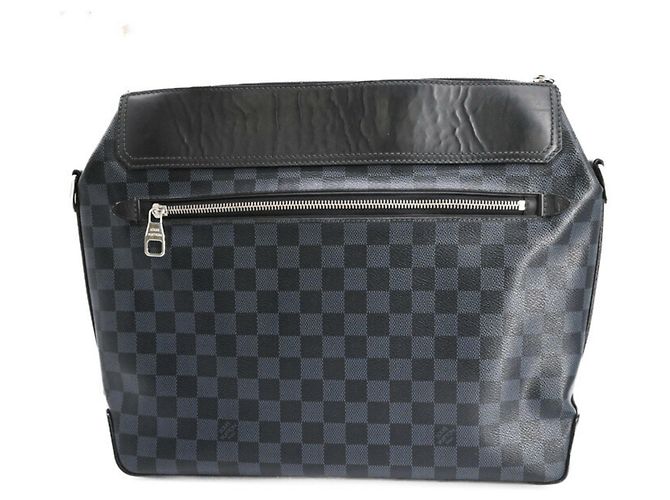 Borsa a Spalla Greenwich Damier Cobalt di Louis Vuitton Blu navy - vista 2
