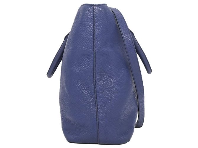 Prada Vitello Dino Tote Bag Blau - Ansicht 3