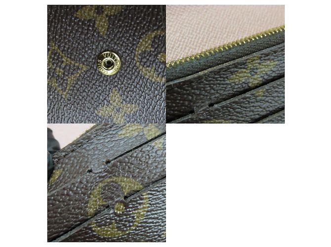 Cartera Bi-Fold Emily Louis Vuitton Castaño Rosa - vista 10