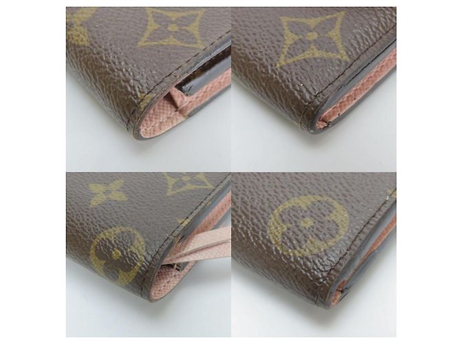Cartera Bi-Fold Emily Louis Vuitton Castaño Rosa - vista 4