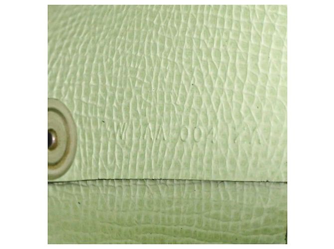 Hermès Hermes Bastia Wallet/Coin Case Navy blue Light green - view 10