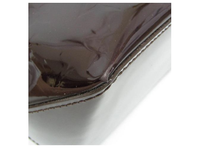 Borsa Louis Vuitton Monogram Vernis Wilshire PM Bordò - vista 6