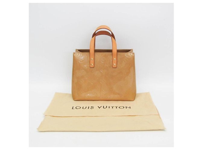 Borsa Louis Vuitton Monogram Vernis Reade PM Nocciola - vista 2
