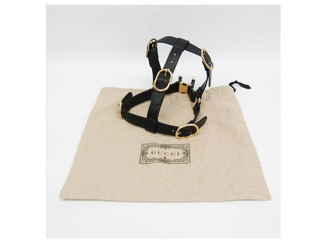 Gucci Interlocking G Pet Harness - Large Black - view 2