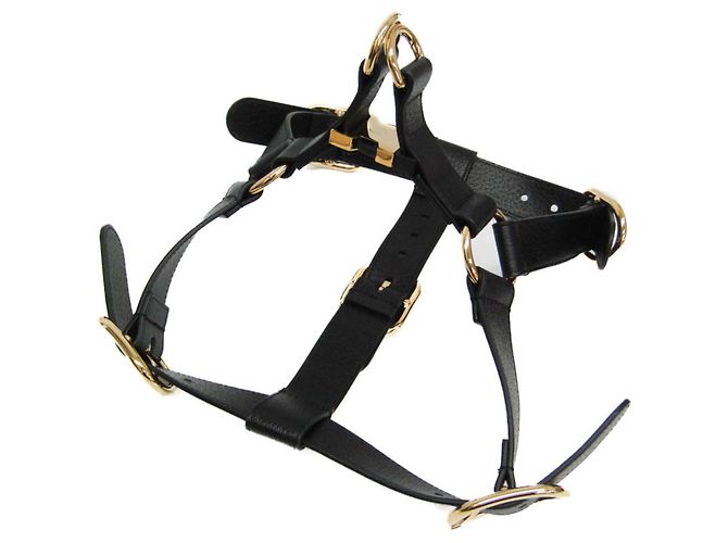 Gucci Interlocking G Pet Harness - Large Black - view 3