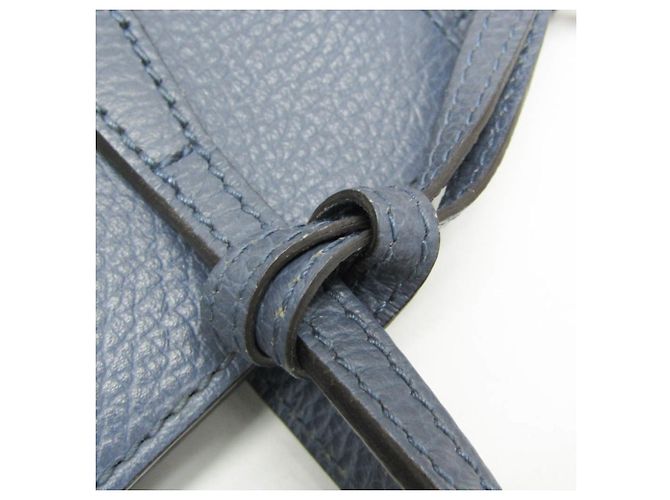 Borsa in pelle Gucci Swing blu - vista 10