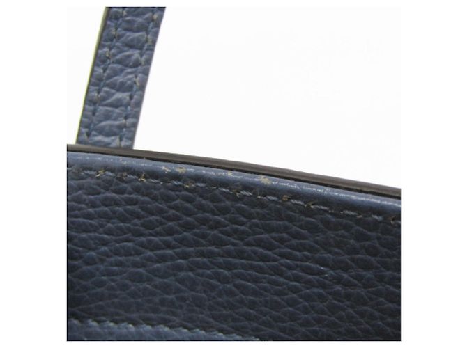 Borsa in pelle Gucci Swing blu - vista 13