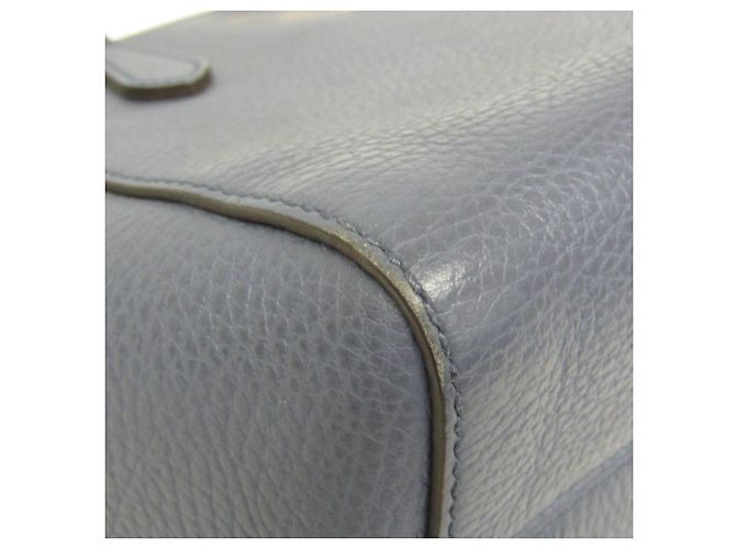 Borsa in pelle Gucci Swing blu - vista 6