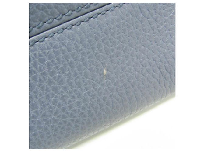 Borsa in pelle Gucci Swing blu - vista 7