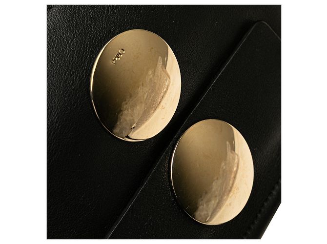 Chloé Mini Borsa Faye in Pelle Nera Nero - vista 7