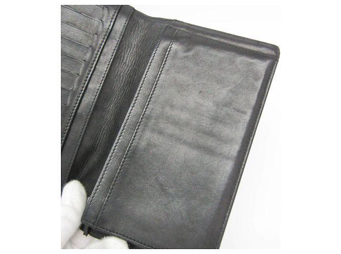 Chanel Coco Mark Damen-Lammleder Langbörse Schwarz - Ansicht 15