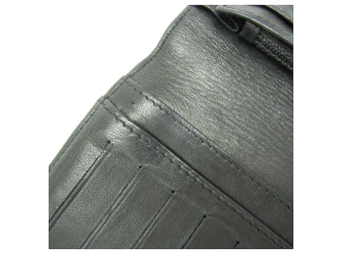 Chanel Coco Mark Damen-Lammleder Langbörse Schwarz - Ansicht 16