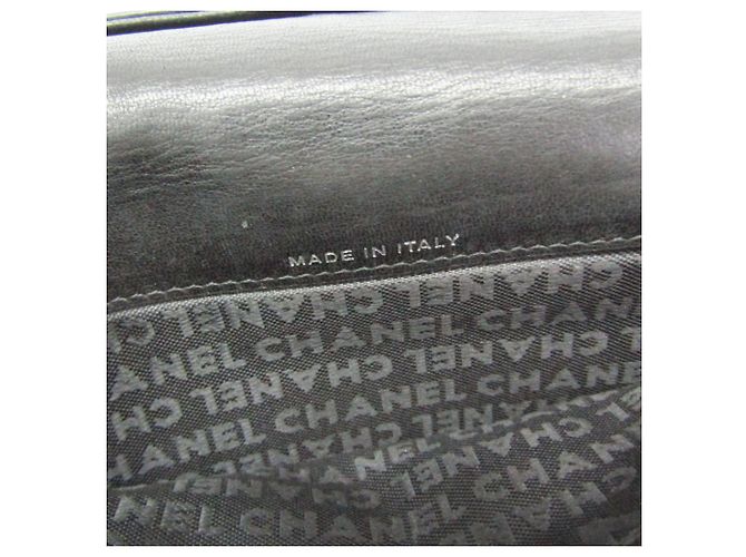 Chanel Coco Mark Damen-Lammleder Langbörse Schwarz - Ansicht 18