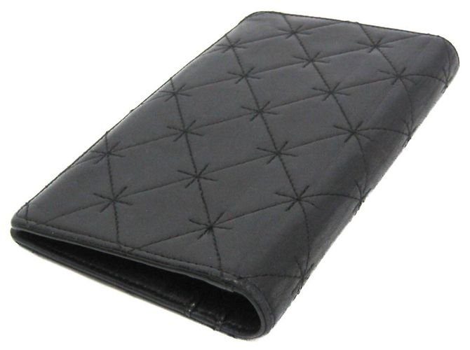 Chanel Coco Mark Damen-Lammleder Langbörse Schwarz - Ansicht 3