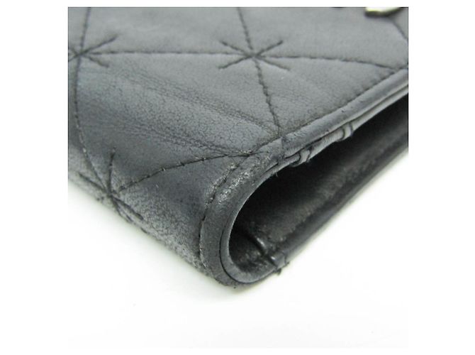 Chanel Coco Mark Damen-Lammleder Langbörse Schwarz - Ansicht 6