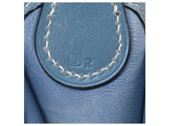 Hermès Borsa a spalla Hermes Vespa PM in tela blu jeans - vista 13