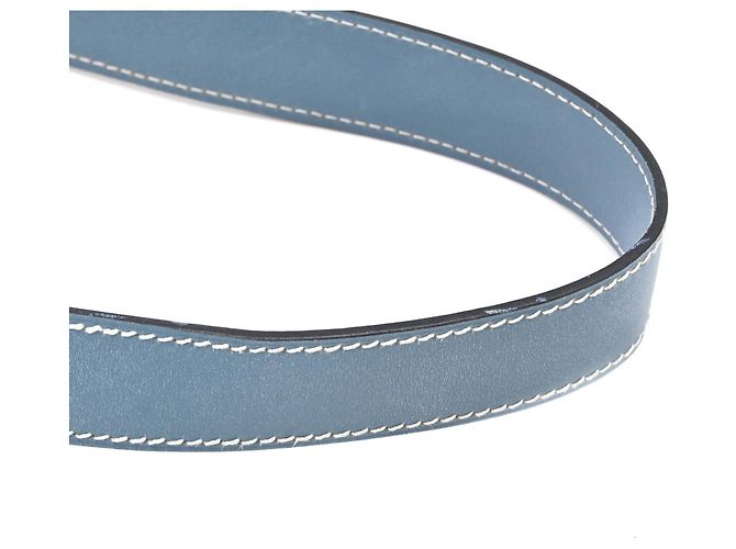 Hermès Borsa a spalla Hermes Vespa PM in tela blu jeans - vista 14