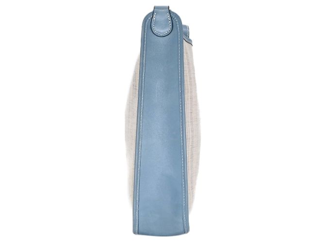 Hermès Borsa a spalla Hermes Vespa PM in tela blu jeans - vista 3
