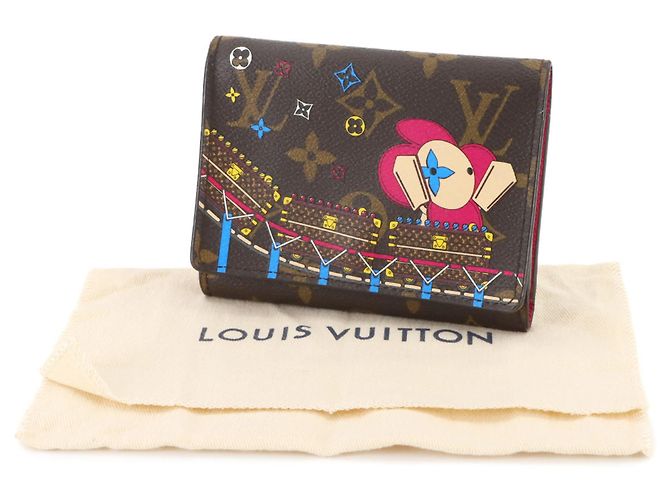 Louis Vuitton Monogram Victorine Vivienne Dreifach-Brieftasche Mehrfarben Monogramm - Ansicht 2