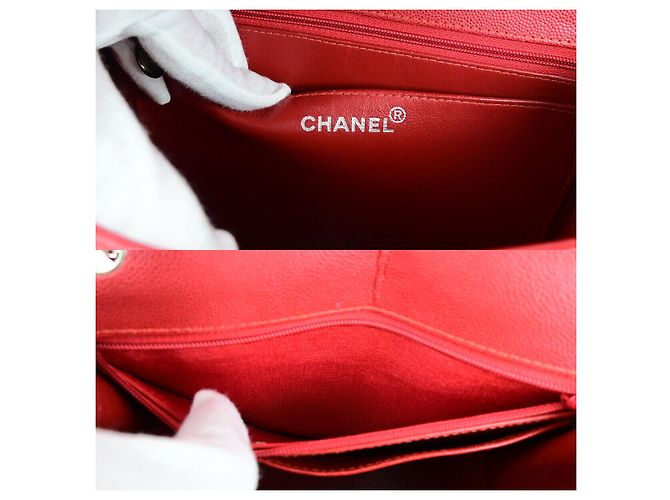 Chanel Vintage Top Handle Flap Quilted Caviar Small - vue 6