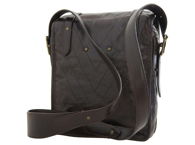 Borsa a Spalla Trotter in Pelle Soana Louis Vuitton Marrone - vista 2
