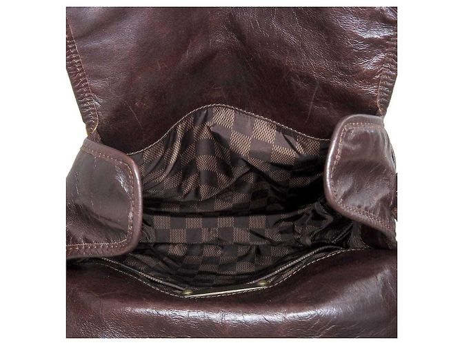 Borsa a Spalla Trotter in Pelle Soana Louis Vuitton Marrone - vista 3