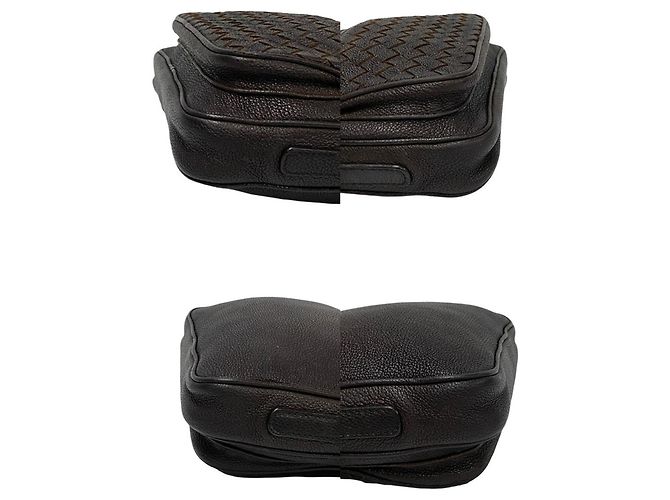 Borsa a spalla mini in pelle Intrecciato di Bottega Veneta Marrone - vista 7