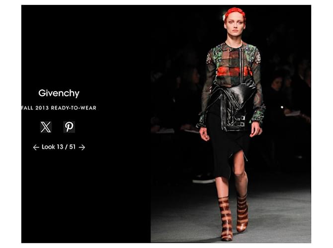 Givenchy Fall 2013 runway Multiple colors - view 9