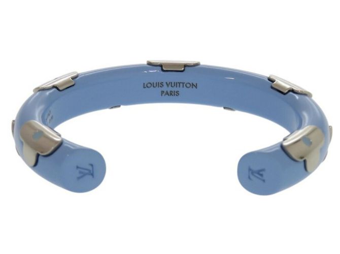 Bracciale Jonk Daily Monogram Flower di Louis Vuitton Blu chiaro - vista 3