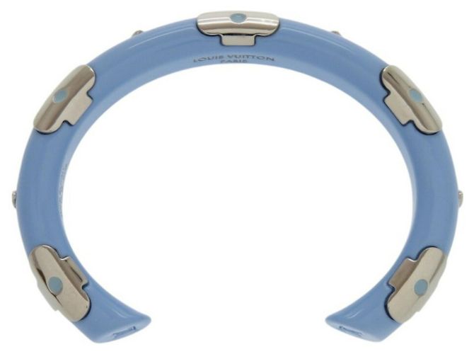 Bracciale Jonk Daily Monogram Flower di Louis Vuitton Blu chiaro - vista 4