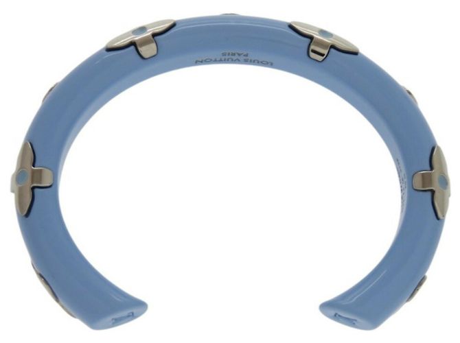Bracciale Jonk Daily Monogram Flower di Louis Vuitton Blu chiaro - vista 5
