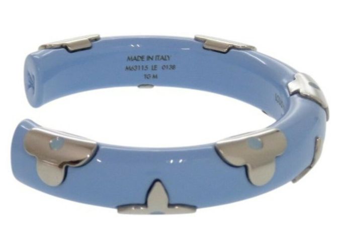 Bracciale Jonk Daily Monogram Flower di Louis Vuitton Blu chiaro - vista 6