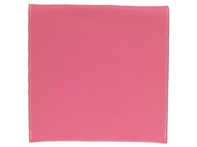 Pochette Bianca in pelle rosa Hermès Bianco - vista 3