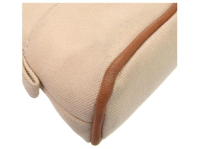 Pochette Bolide 16 Mini di Hermès Beige Arancione - vista 10