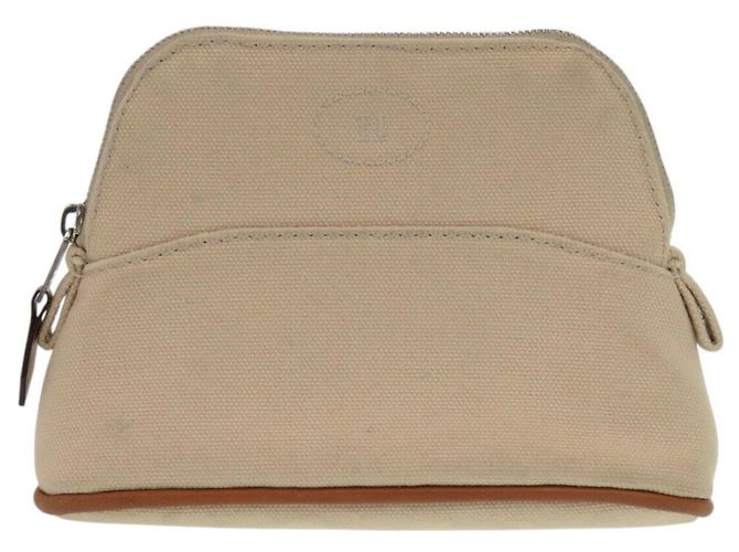 Pochette Bolide 16 Mini di Hermès Beige Arancione - vista 2