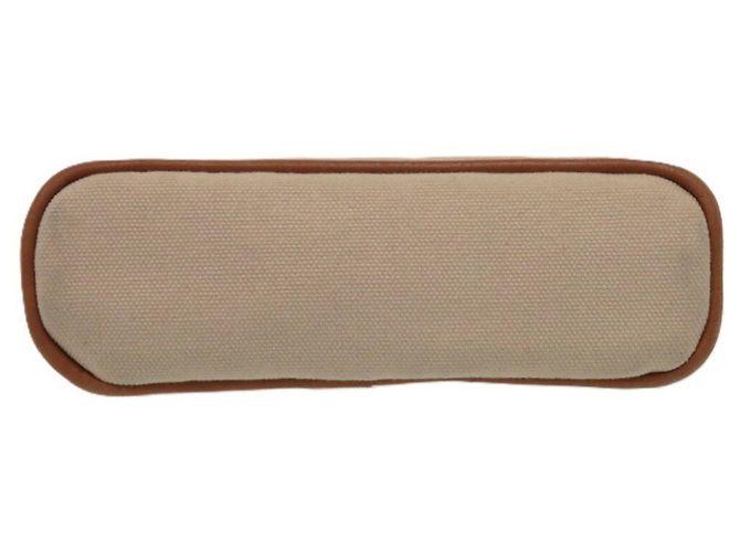 Pochette Bolide 16 Mini di Hermès Beige Arancione - vista 4